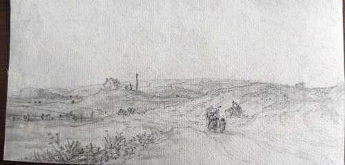 Paysage by Georges Michel, 종이 for Sale on Singulart
