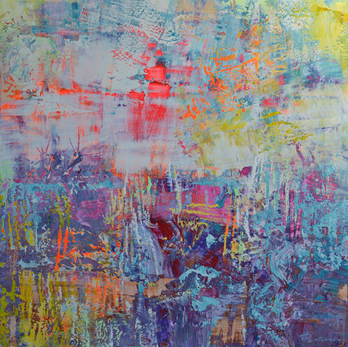 Pollarded Willows par Vania Bouwmeester Pentcheva, Peinture en vente sur Singulart