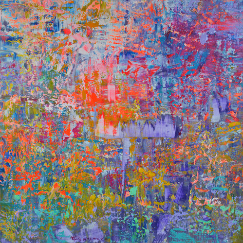 Fusion Of Happiness par Vania Bouwmeester Pentcheva, Peinture en vente sur Singulart