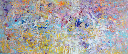 Blossoms And Snowflakes di Vania Bouwmeester Pentcheva, Pittura in vendita su Singulart