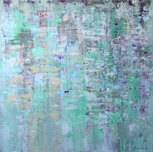 Water Lilies di Vania Bouwmeester Pentcheva, Pittura in vendita su Singulart