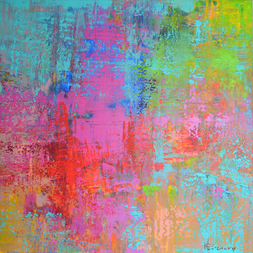 Colours of joy di Vania Bouwmeester Pentcheva, Pittura in vendita su Singulart