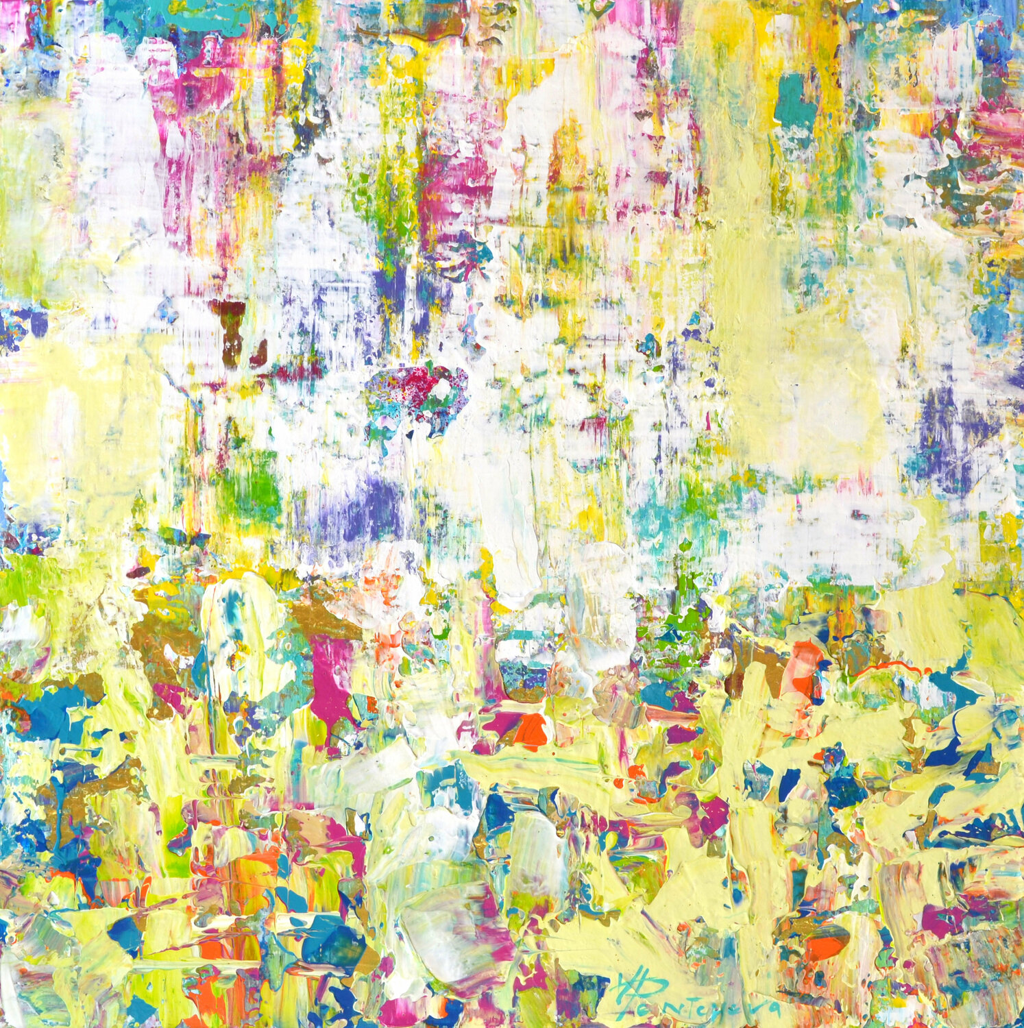 Colours of hope and joy Vania Bouwmeester Pentcheva Originalgemälde zu verkaufen