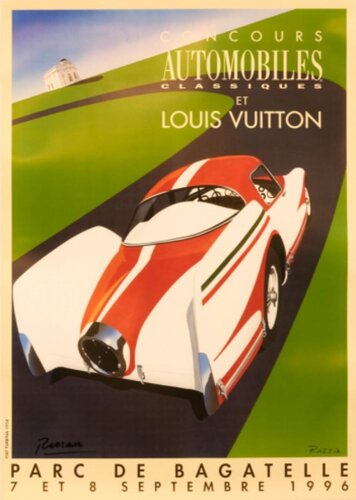 Louis Vuitton Bagatelle 1996 hand signed original (Gerard Courbouleix) di Gérard Courbouleix-Deneriaz, Stampa in vendita su Singulart