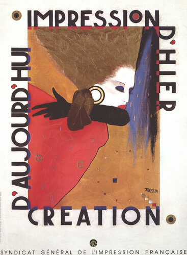 Impression D'Hier - 1987 Offset Lithograph 33.25" x 24.25" van Gérard Courbouleix-Deneriaz, Afdruk te koop op Singulart