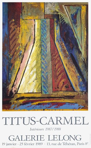 Expo 88 - Galerie Lelong by Gérard Titus-Carmel, Print for Sale on Singulart