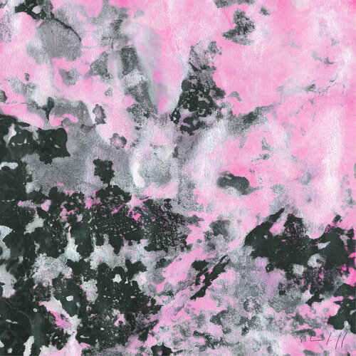 Abstract Schwarzpink par Anke Erlenhoff, Édition en vente sur Singulart