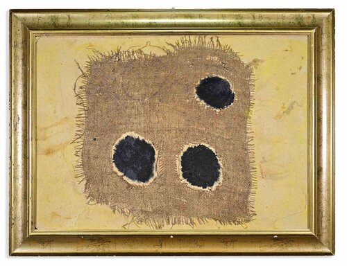 Hommage to Burri de Giorgio Lo-Fermo, Pintura a la venta en Singulart