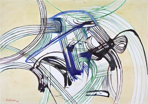 Abstract Composition van Giorgio Lo-Fermo, Schilderij te koop op Singulart