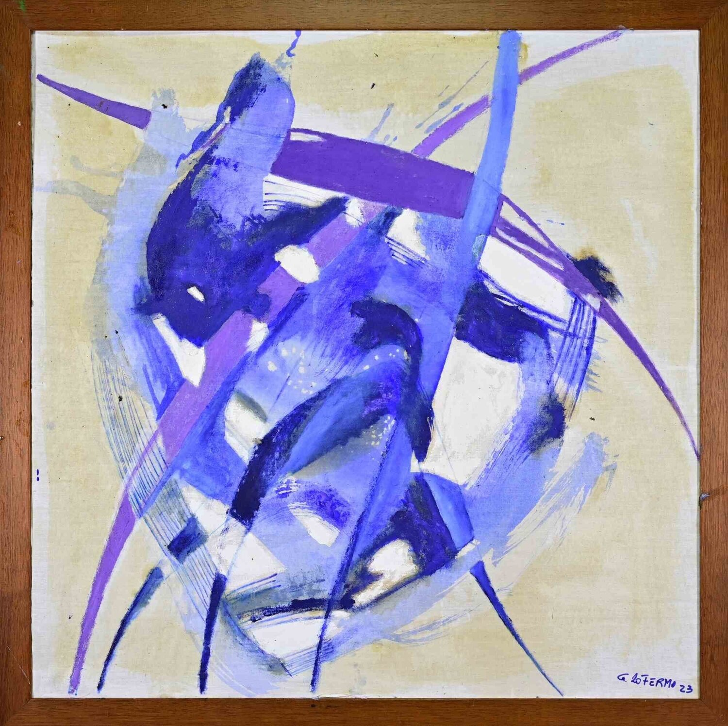  Abstract Composition Giorgio Lo-Fermo Origineel schilderij te koop