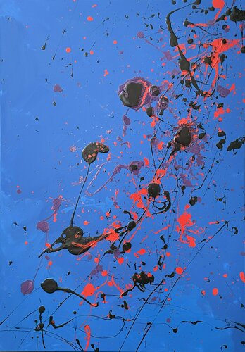 DREAMING OF A GALAXY van Alessio Luzzi, Schilderij te koop op Singulart