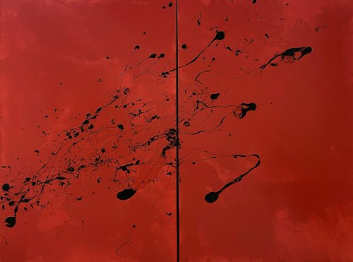 DIPTYCH OF PASSION von Alessio Luzzi, Malerei kaufen auf Singulart