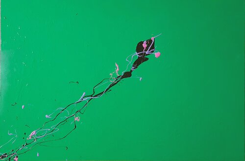 GREEN LIFE by Alessio Luzzi, Painting for Sale on Singulart