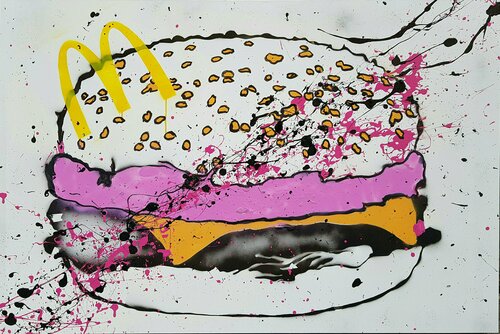 BIG ART MENÚ 3 di Alessio Luzzi, Pittura in vendita su Singulart