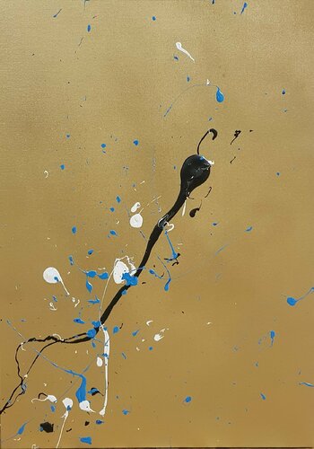 GOLD LIFE von Alessio Luzzi, Malerei kaufen auf Singulart