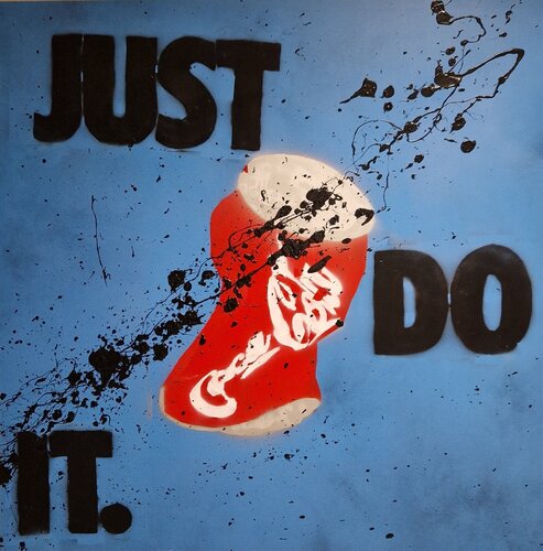 JUST DO IT. di Alessio Luzzi, Pittura in vendita su Singulart