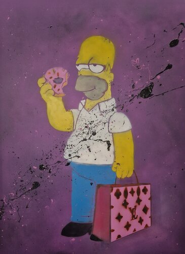 I LOVE LIFE de Alessio Luzzi, Pintura a la venta en Singulart