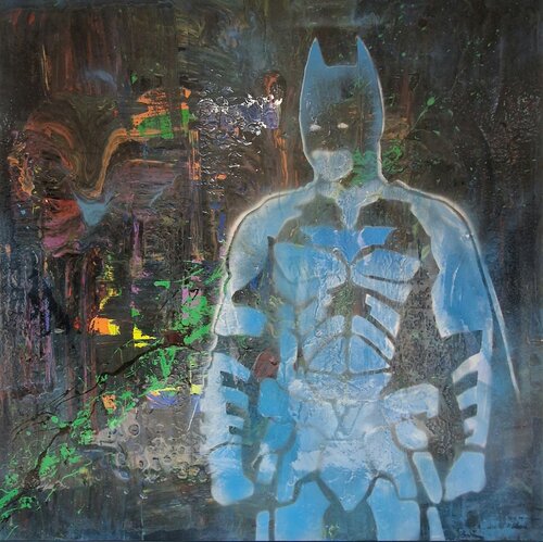 IL CAVALIERE OSCURO by Alessio Luzzi, 회화 for Sale on Singulart