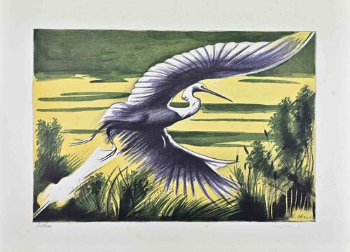 Heron by Gregorio Sciltian, Print for Sale on Singulart