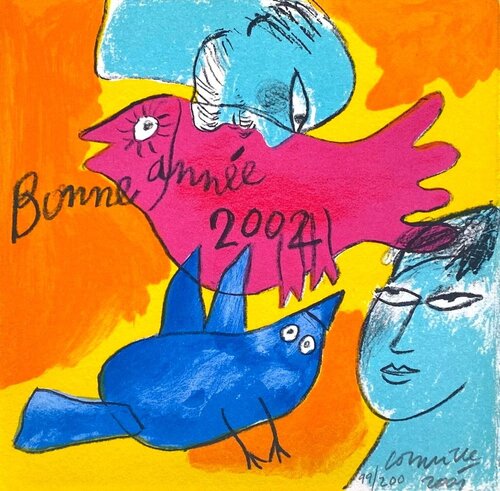 2002 - Bonne Année von Guillaume Corneille, Druck kaufen auf Singulart