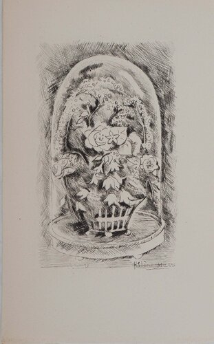 Fleurs sous cloche by Hélène Marre, Print for Sale on Singulart