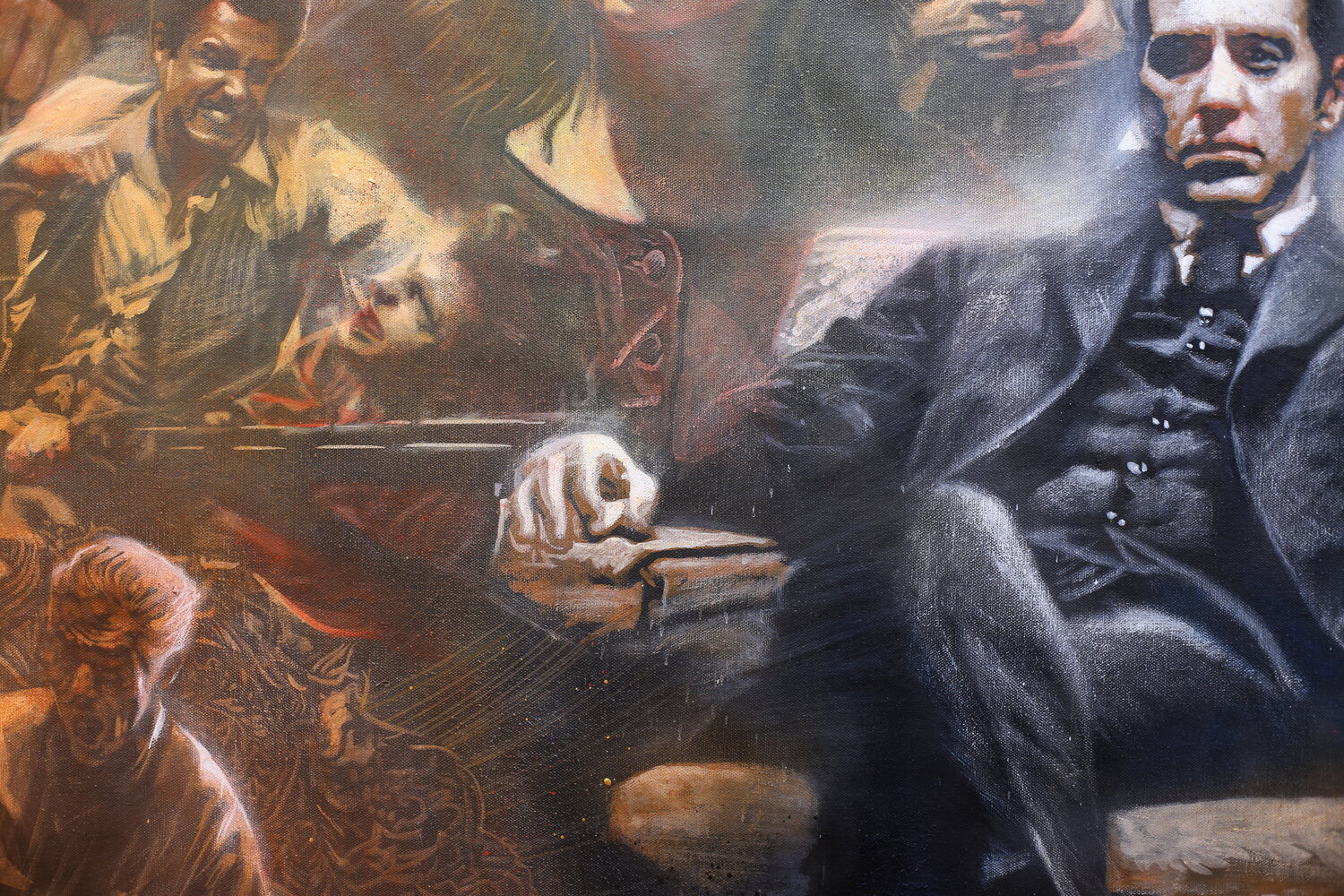 The Godfather - Marlon Brando, Al Pacino Original Large Art
