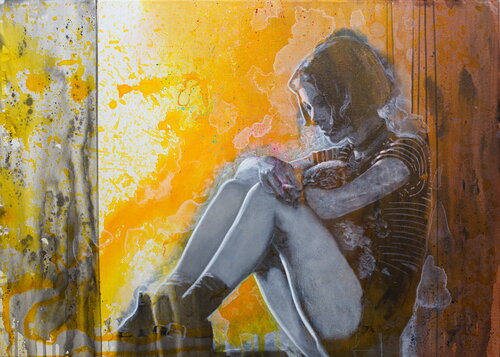 Untitled ( Léon: The Professional  ) by Michael Andrew Law Cheuk Yui, Painting for Sale on Singulart