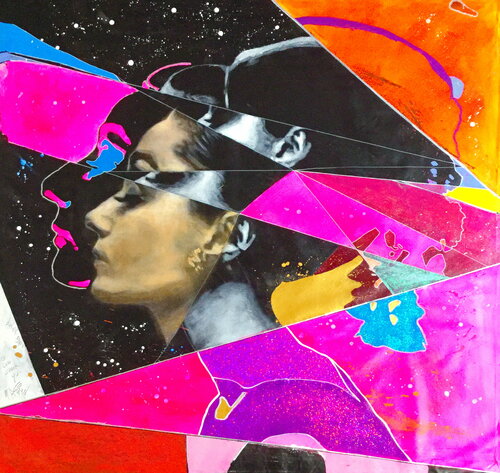 Untitled ( Audrey Hepburn & Vogue  -  Modern Day Roy Lichtenstein) by Michael Andrew Law Cheuk Yui, Painting for Sale on Singulart