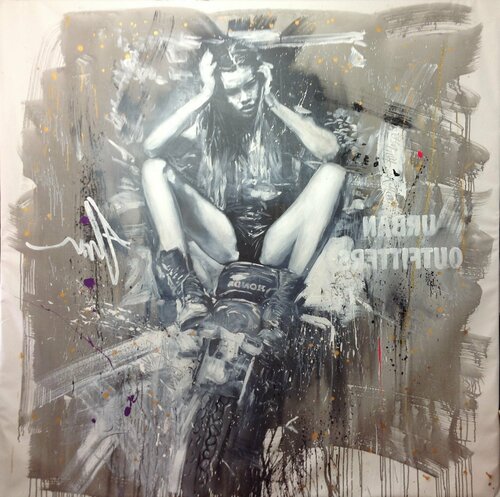 Hailey Clauson x Urban Outfitters x Jason Lee Parry’s $28 Millions Photoshoot Regret by Michael Andrew Law Cheuk Yui, Painting for Sale on Singulart