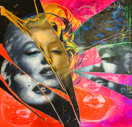 Untitled (Marilyn Monroe) by Michael Andrew Law Cheuk Yui, Painting for Sale on Singulart