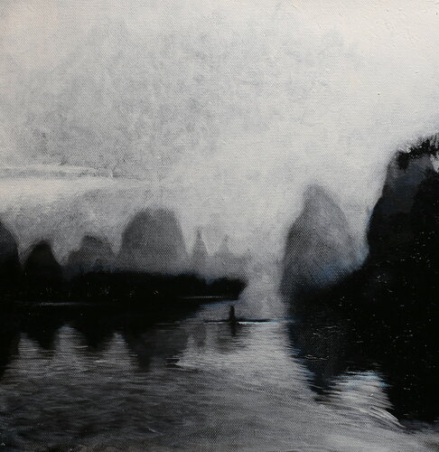 Untitled ( Landscape ) by Michael Andrew Law Cheuk Yui, Painting for Sale on Singulart