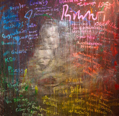 Untitled Art History Painting ( Gerhard Richter Tante Marianne ) by Michael Andrew Law Cheuk Yui, Painting for Sale on Singulart