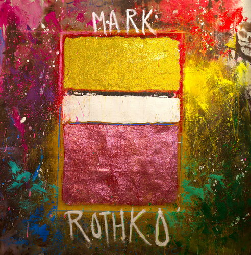 Untitled Art History Painting ( Mark Rothko's 1950 White Center ) by Michael Andrew Law Cheuk Yui, Painting for Sale on Singulart