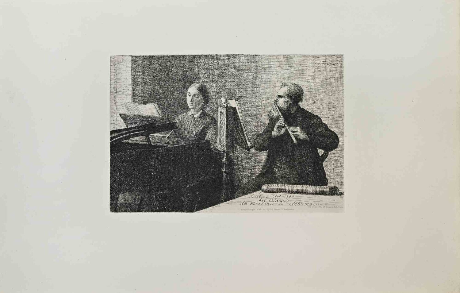  Un Morceau de Schumann Henri Fantin-Latour
