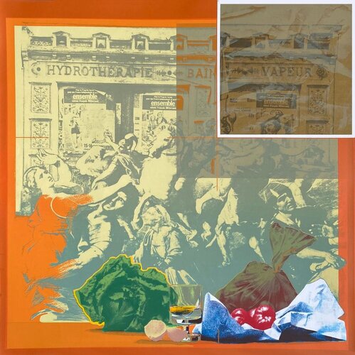 Hydrothérapie d'après Poussin van Herman Braun-Vega, Afdruk te koop op Singulart