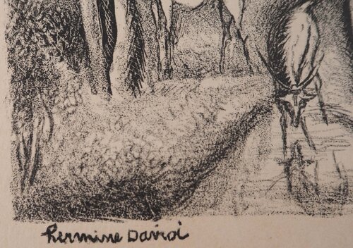 Animaux en paix dans la forêt par Hermine David, Édition en vente sur Singulart