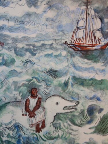 Sauvé par un dauphin von Hermine David, Druck kaufen auf Singulart