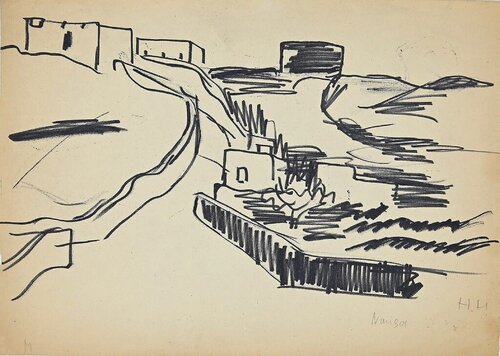 Scenery by Herta Hausmann, Work on Paper for Sale on Singulart