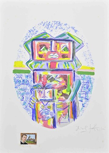Robot by Ibrahim Kodra, Print for Sale on Singulart