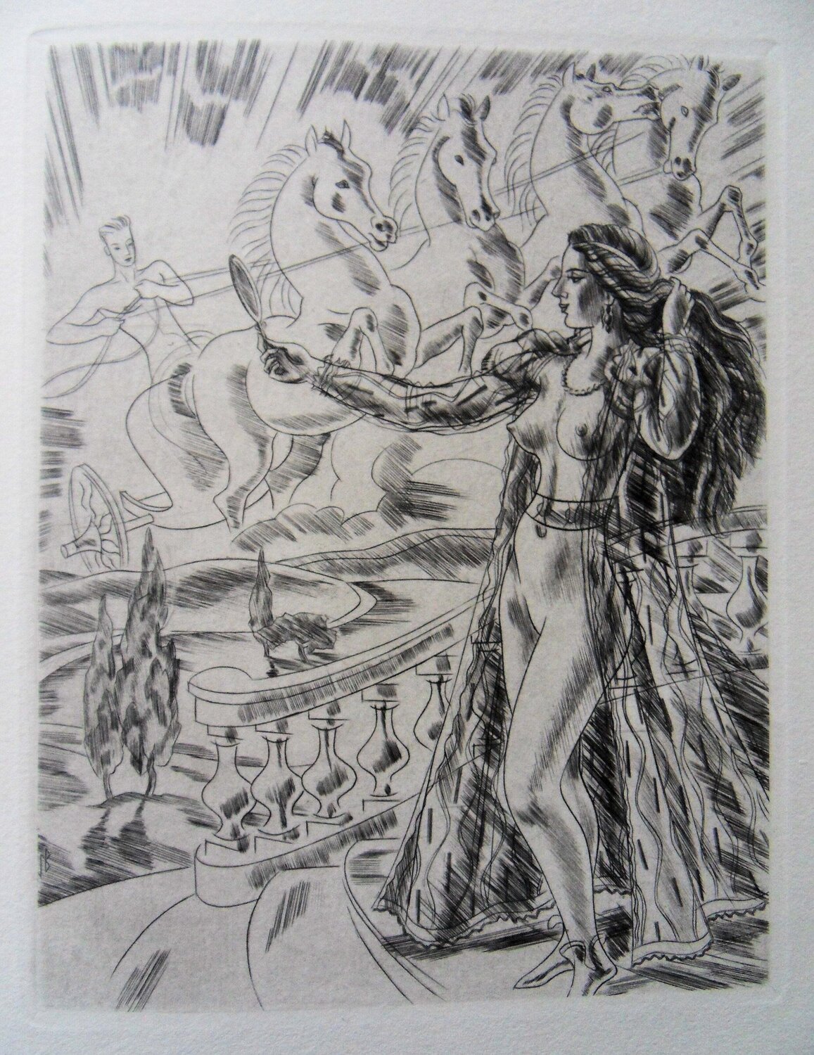 Beauté Mythologique Jacques Boullaire Print for sale