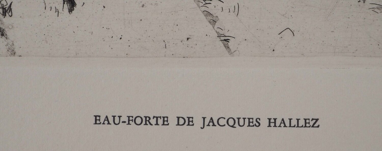 Paysage enneigé Jacques Hallez