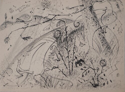 Vent soufflant sur les arbres Jacques Lestrille