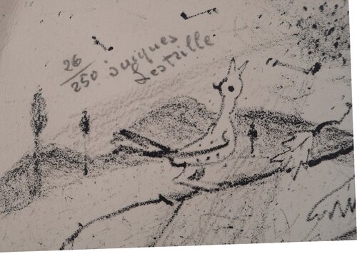 Vent soufflant sur les arbres by Jacques Lestrille, Print for Sale on Singulart