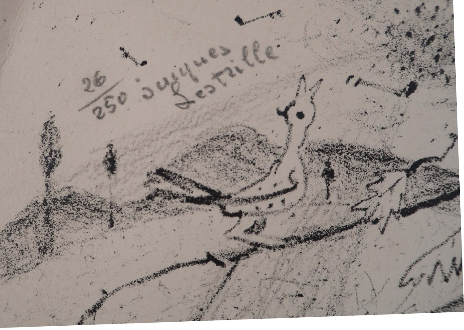 Vent soufflant sur les arbres Jacques Lestrille Stampa in vendita