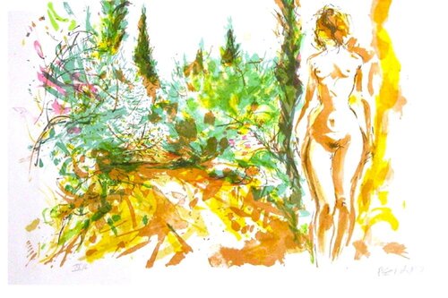 Les joues en feu IV von Jacques Pecnard, Druck kaufen auf Singulart