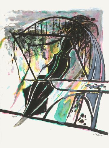 Mouchoirs II von Jacques Poli, Druck kaufen auf Singulart