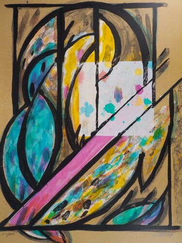 Couple de Perruches de Jacques Poli, Impresión a la venta en Singulart