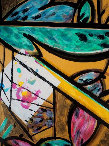 Perruches dans le jardin de Jacques Poli, Impresión a la venta en Singulart