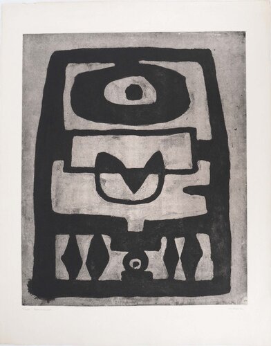 Blason aztèque by Jacques Soisson, 版画 for Sale on Singulart