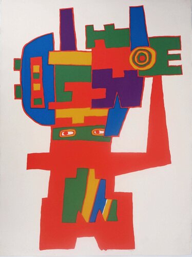Cameraman multicolore by Jacques Soisson, 版画 for Sale on Singulart